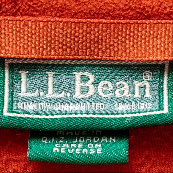 L.L. Bean Quarter Zip Fleece Long Sleeve Pullover Sweater - Picture 2 of 9